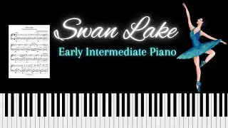 'Swan Lake' Theme - Early Intermediate piano - Tchaikovsky - Sheet Music download
