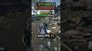 Elden Ring Nightreign on RTX 4060 - 4K LOW vs ULTRA #eldenringnightreign