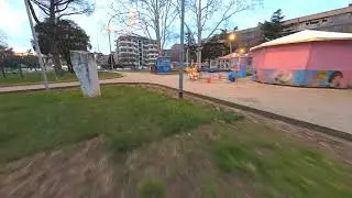 Allenamento in prossimit&agrave; del terreno. Miniwhoop fpv