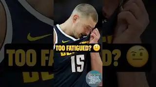 is fatigue starting to play a factor for Nikola Jokic? 🧐