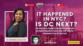 Dr  Hamilton talks DC politics with Pat Lynch of Women's Radio