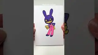 Drawing Baby Jax from The Amazing Digital Circus 🎪#shorts #jax #jaxdigitalcircus