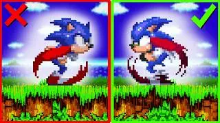 NEW Sonic Sprites Are Here, and THEY LOOK AWESOME! ⚡ Double Click Sonic ⚡ Sonic 3 A.I.R. mods