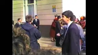 Queens visit to Royal Leamington Spa,  24 March 1988.
