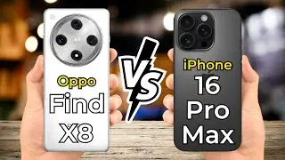 Oppo Find X8 vs iPhone 16 Pro Max 🔥 Full Specs Comparison