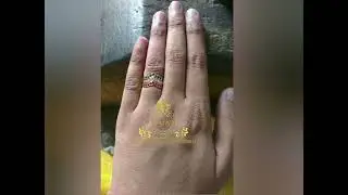 beautiful Indian flag colour stone rings #3steprings