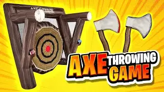 Axe Throwing Game | Carnival Game Rental Columbia, SC | Axe Throw Inflatable for Rent | Party Rental