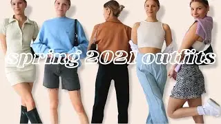 8 OUTFITS FOR SPRING 2021 | pastel & colourful outfit ideas with links