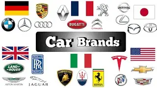 🚗 Every Car Brand in the World: Name, Logo & Video! 🌍 (Germany, Japan, USA, Italy & More!)