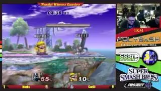 [SSBPM] Winners Quarters @ Polybash XVI - MorKs (Wario) VS Carlil (Wolf)
