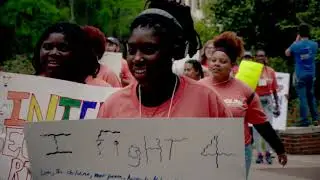Human Rights March with PeaceJam at the Florida State University