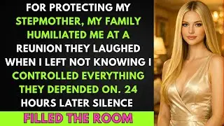 FOR PROTECTING MY STEPMOTHER, MY FAMILY HUMILIATED ME AT A REUNION. THEY LAUGHED WHEN I LEFT