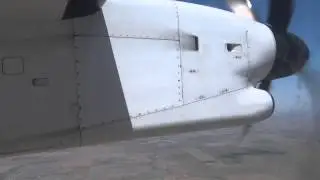 De Havilland DHC-8-400 (Q400) Takeoff/Landing  DEN - MCI