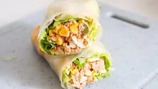 RECETTE DE LA FLEMME SANS GLUTEN SANS LACTOSE | Wrap sans pate Pr&ecirc;t en 10 minutes !