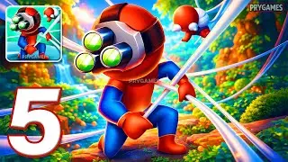 Webbi Boi 3D - Gameplay Walkthrough Part 5 - Web Hero Spider Shooter (Android, iOS)