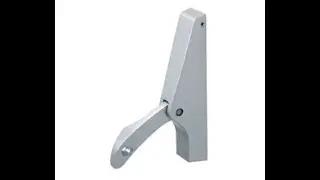 Jackson 30 982 628 Right Body & Arm Assembly   Satin Aluminum