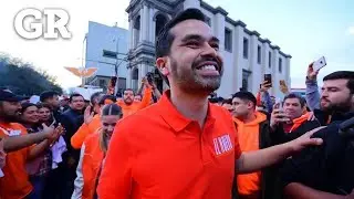 Cierre de precampaña de Álvarez Máynez en Monterrey