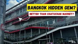 THRIFT SHOPPING in BANGKOK (Crazy cheap?!) | Exploring Bang Sue Junction & Chatuchak Market