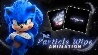 How to make Particle Wipe Animation in After Effects | Dust Transition Tutorial | Omgthedit