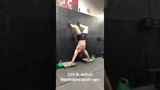 Deficit Handstand Push-ups
