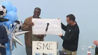 SME boys soccer team donates to Gift of Sole