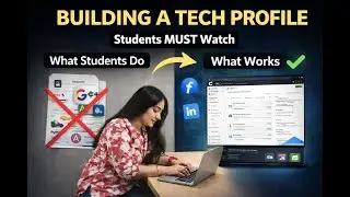 Still confused about how to build a tech profile as a student? Not Anymore! || Tech with Saara