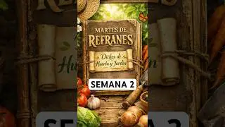 MARTES DE REFRANES de #huerta y #jardin (2&ordf; semana enero)