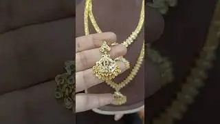 stone Necklece and long haaram #viralvideo #yt