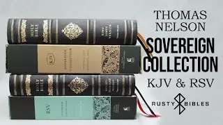 Потрясающий винтажный вид и ощущение! Обзор Библии Thomas Nelson Sovereign Collection в переводах...
