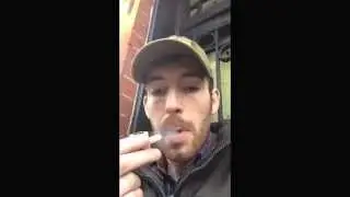Corn cob pipe and candy cane
