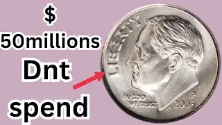 The 2005 one-dime coin from the United States features President Franklin D. Roosevelt