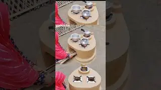 How to make Beautiful 3in1 Multiple Clay Stove ।Primitive Technology Oven&Chulha। Best chulha#viral