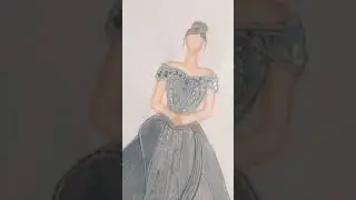 Tectile  and Visualize  western dress #art #drawing #fashion  #fashionillustration