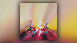 Abstract Acrylic Painting | Light, Energy & Movement (#117)