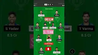 CHE VS MI Dream11 team| #dream11prediction #dream11#cricketshorts #shortsvideo#ytshorts|mivsche