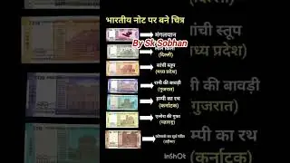 👉 भारतीय नोट पर बने चित्र 👈#ytshorts #motivation #upsc #gk #song
