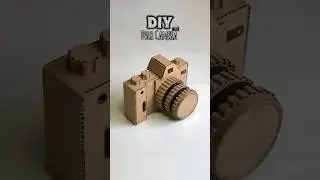 DIY Cardboard Camera Model Tutorial &ndash; How to Make a DSLR Camera Replica