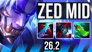 ZED vs IRELIA (MID) | Perfect KDA: 12/0/10 | KR Master | 26.2