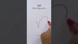 VIP | Short Signature | Initial Signature #shorts