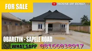 HOUSE FOR SALE IN BENIN CITY, EDO STATE NIGERIA -   OBARETIN - OFF SAPELE ROAD
