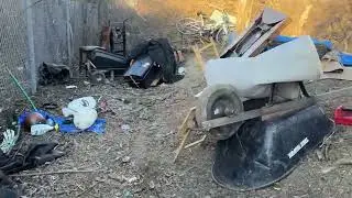 Homeless camp in Reading on clark 21Jan2026