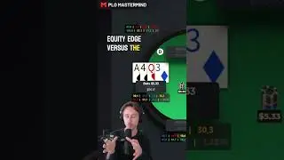 C-Betting Medium Strong Hands in PLO #poker #onlinepoker