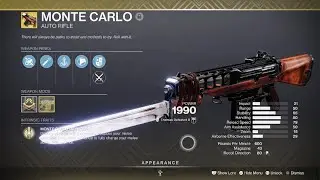 Destiny 2- A PvP Match With Every Exotic- Monte Carlo