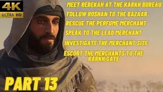 AC Mirage- Coins and Daggers | Rescue the Perfume Merchant | Escort the Merchants to the Karkh Gate