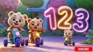 Baby Bears Ride Bikes 🧸🚲  Learn to Count 1&ndash;10  Fun Counting Song for Kids