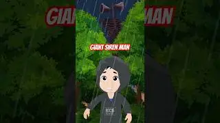 Giant Siren Head &ndash; This Story Is Purely Fictional #kidscartoons #shortanimation #cartoon