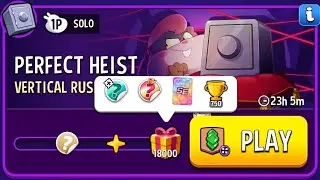 Vertical Rush Super Sized Perfect Heist Solo Challenge / Match Masters Solo Challenge Today 