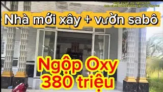 Căn Nhà siêu đẹp + vườn sabo giá ngợp, thương lượng mạnh giá nào cũng bán : 380 triệu /Cần Thơ mới
