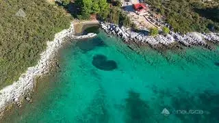 Zaliv Čelinja, otok Pasman (Hrvaška iz zraka)