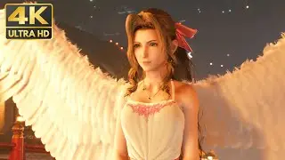 FFT7 😍🤯Aerith Pretty Angel Secret Cutscene - PC [4K 60FPS]😍🤯